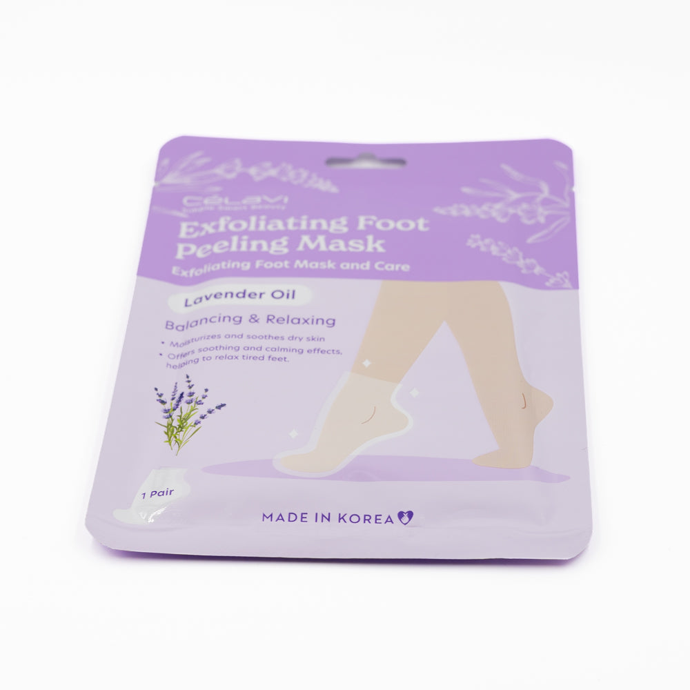 Celavi Exfoliating Foot Peeling Mask - Lavender