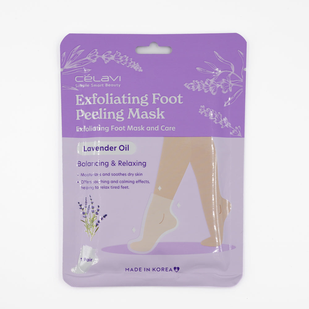 Celavi Exfoliating Foot Peeling Mask - Lavender