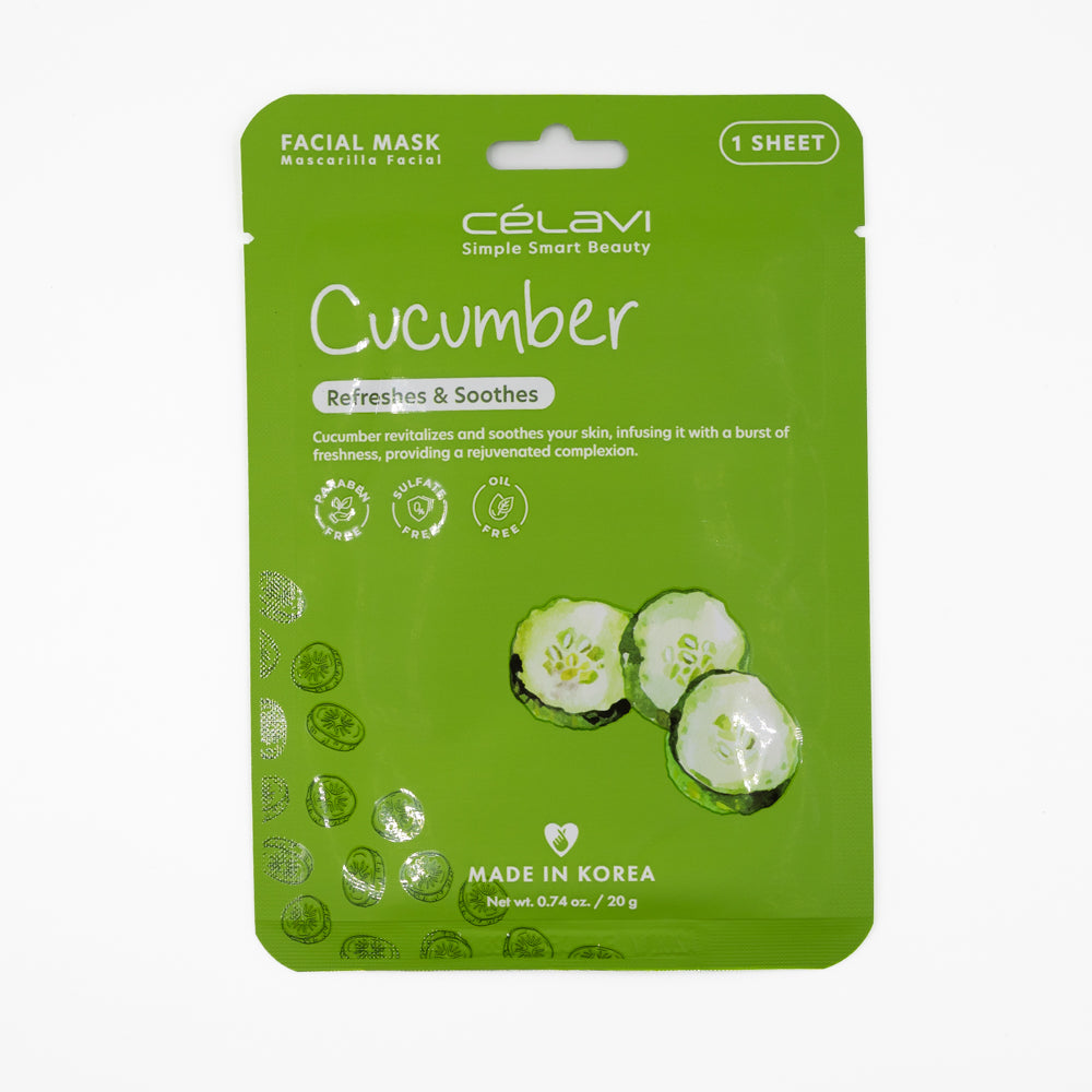 Celavi Facial Mask Cucumber - 20g