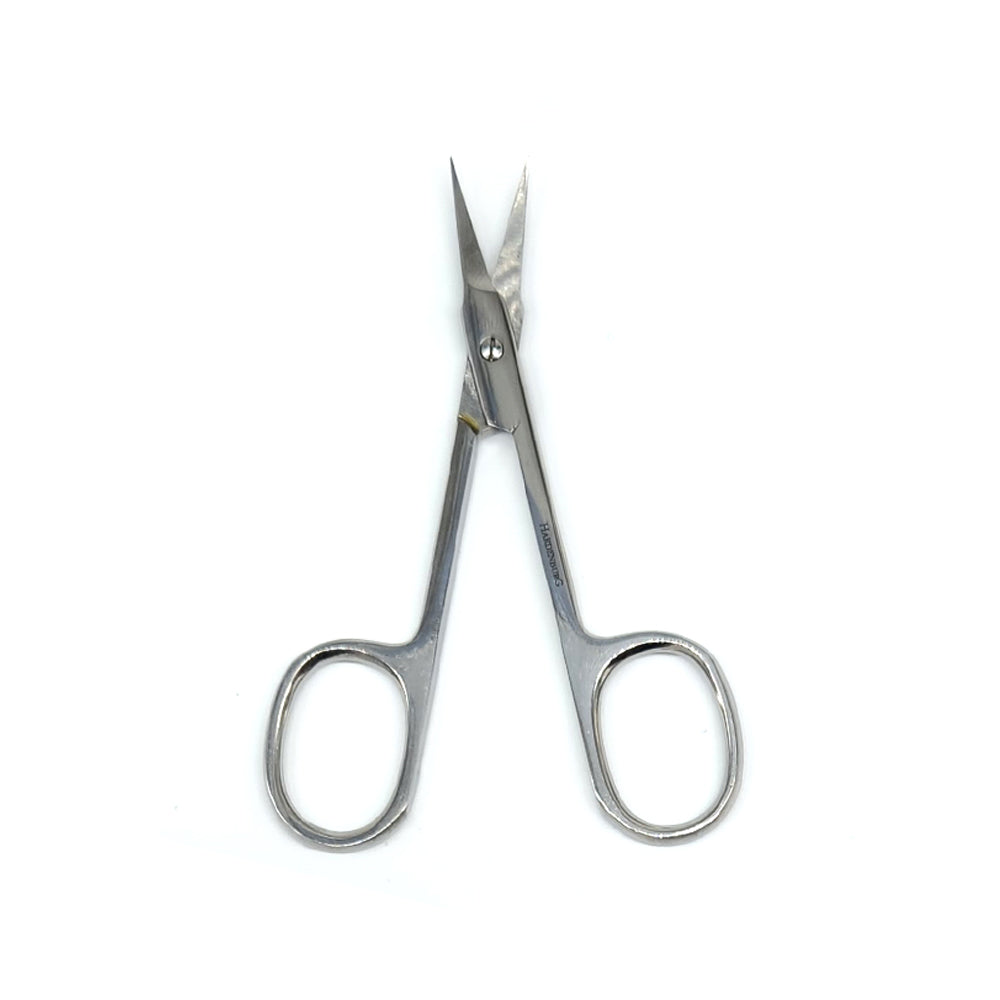 Hardenburg Precision Superfine Eyebrow or Cuticle scissors - Curved Jaw - 9cm
