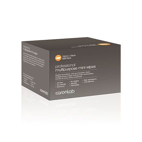 CaronLab Multi-Purpose Mini Wipes 10cm x 10cm - Box of 200