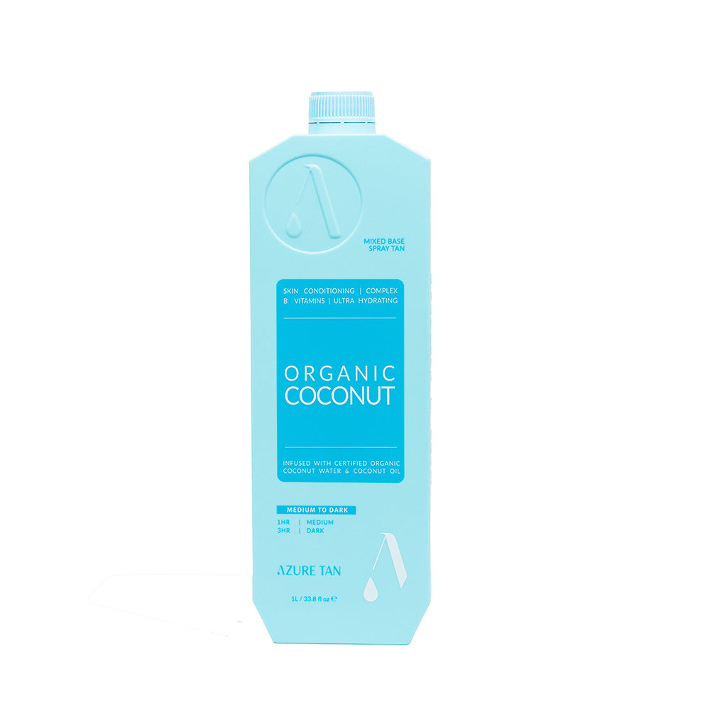 Azure Tan Pro Mist - Organic Coconut - Medium to Dark - 1L