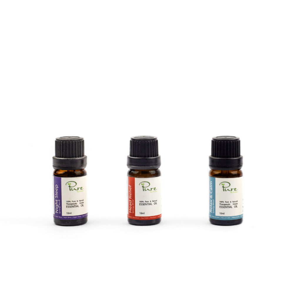Alcyon Synergy Essential Oil Blend Set - Relaxation - 3 Scents