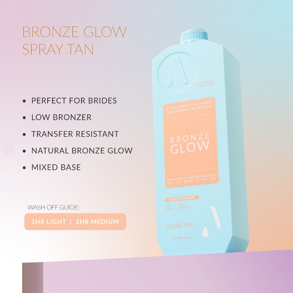 Azure Tan Pro Mist - Bronze Glow - Light to Medium - 1L