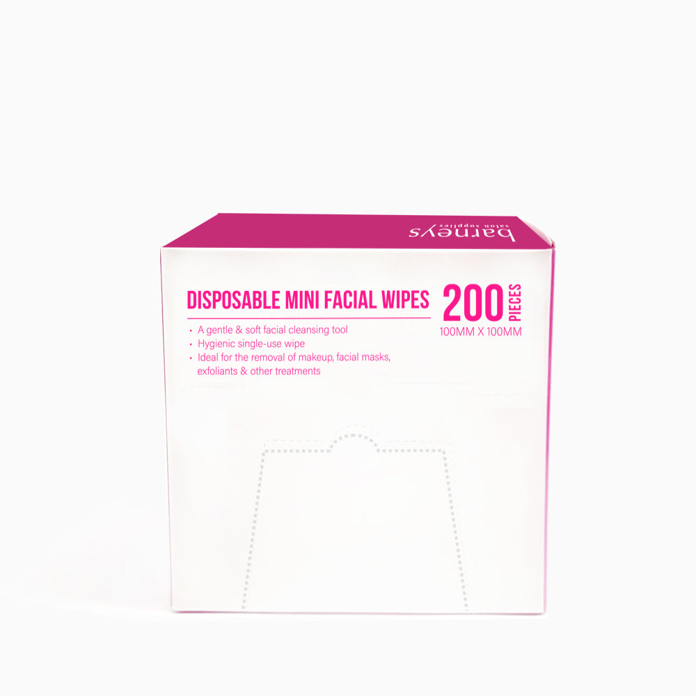 Barneys Disposable Mini Facial Wipes 100mm x 100mm - 200 Pieces
