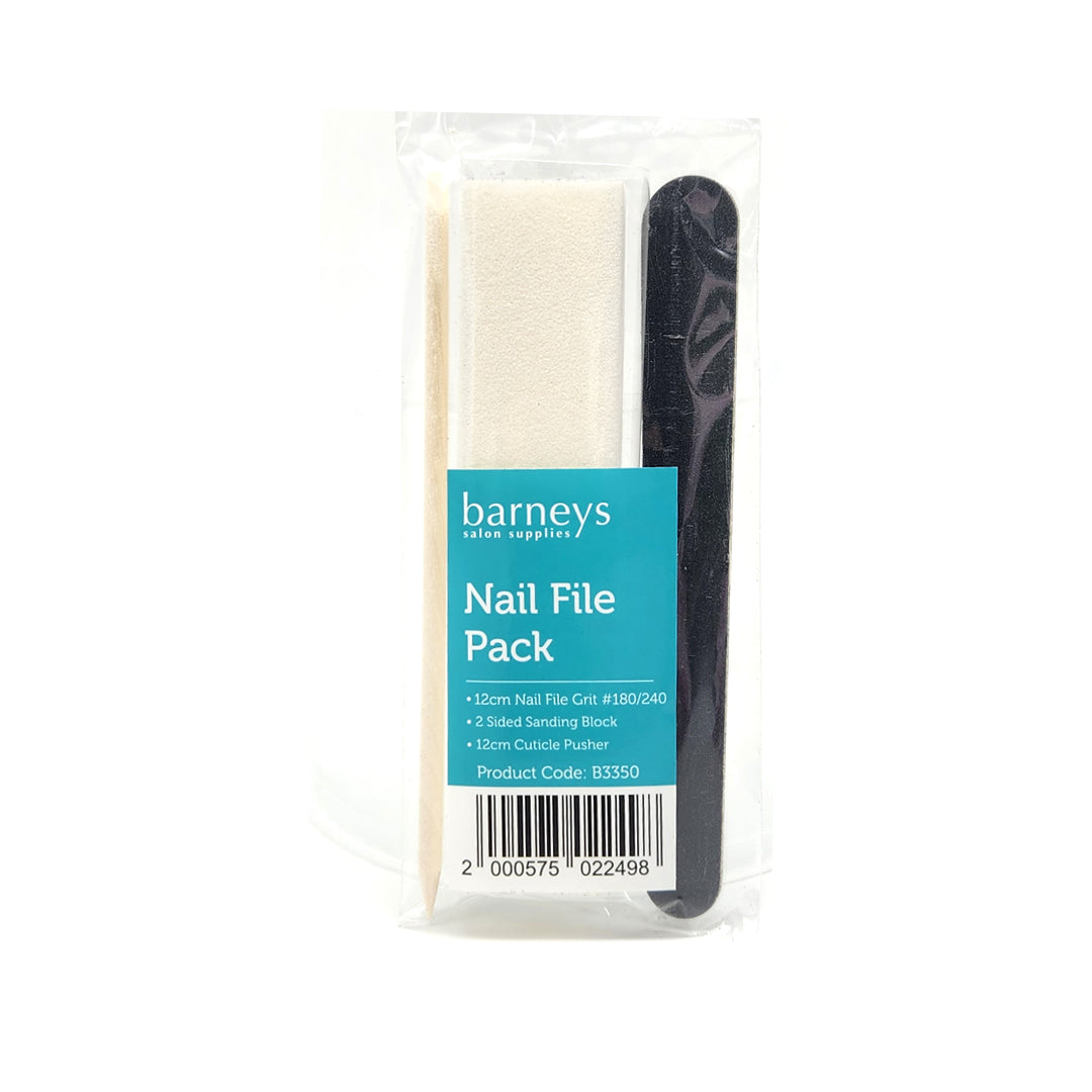 Barneys Disposable Nail File Pack - #180/240 Grit