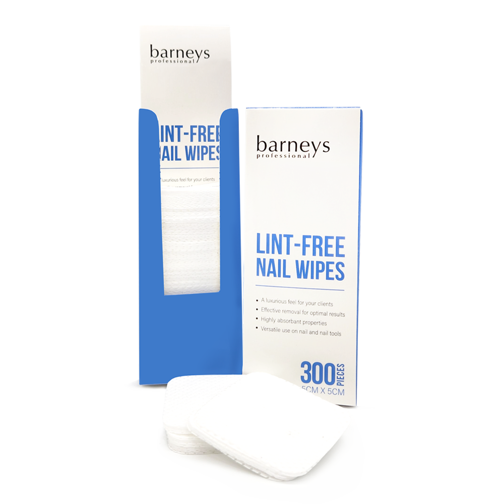 Barneys Lint Free Nail Wipes - 300 Pieces