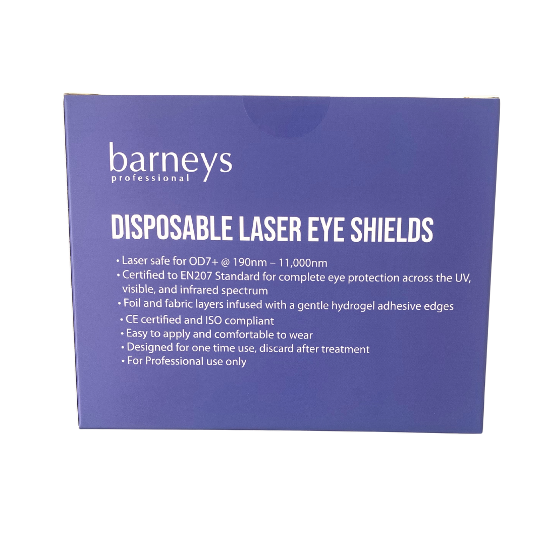 Barneys Disposable Eye Shields for Laser, IPL & LED - 50 Pairs