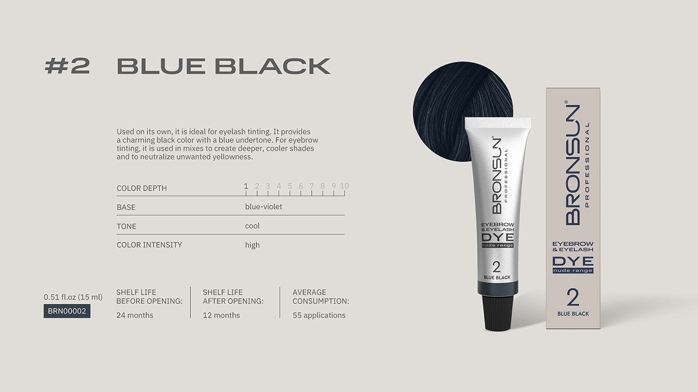 Bronsun Lash & Brow Cream Dye - Nude Range - 15ml