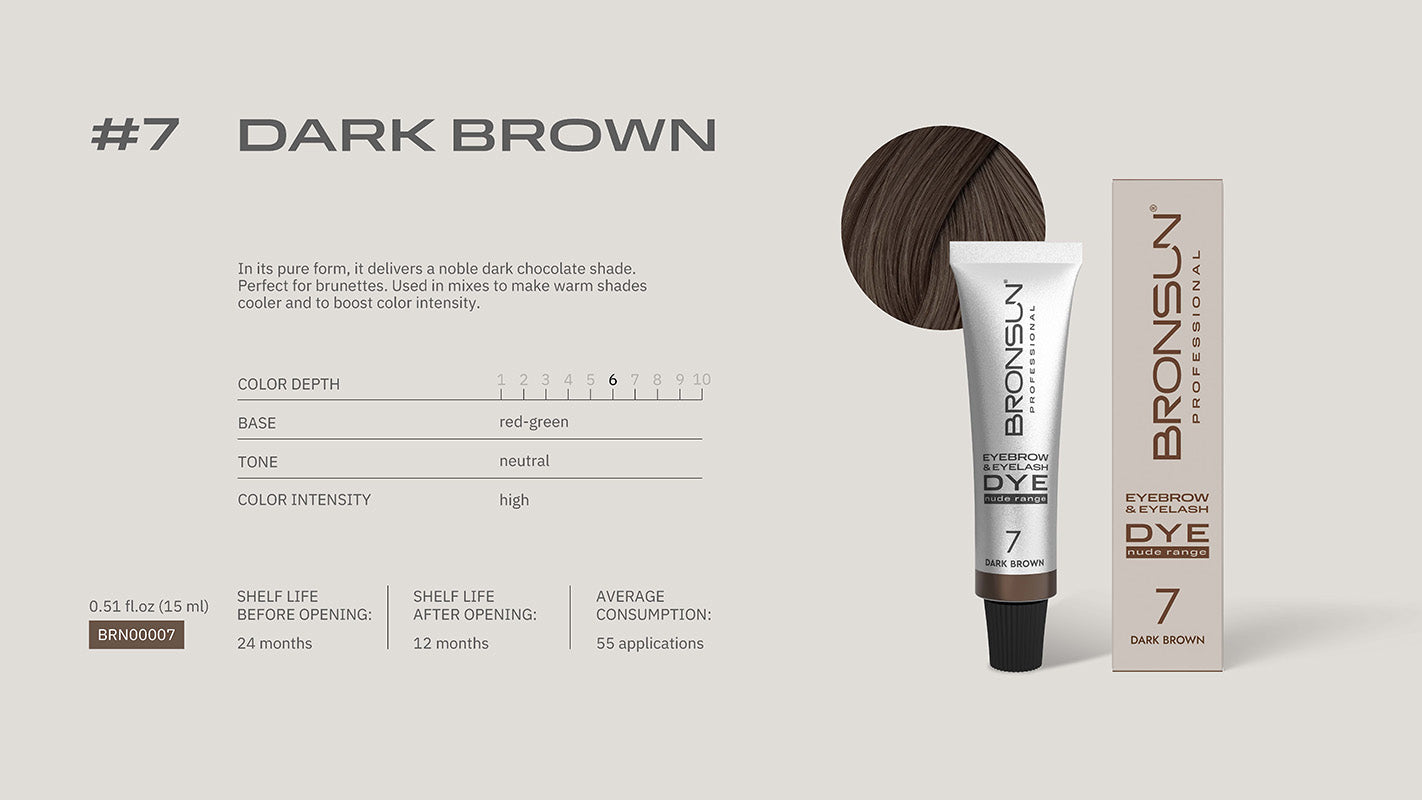 Bronsun Lash & Brow Cream Dye - Nude Range - 15ml