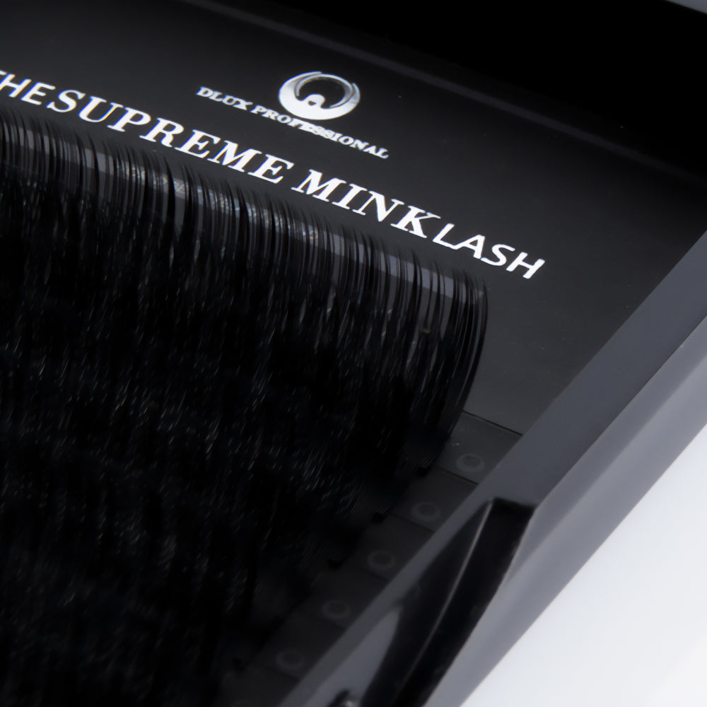 DLUX Supreme Mink Eyelash C Curl, 0.15 Thickness, 18 Lines Mixed Lengths