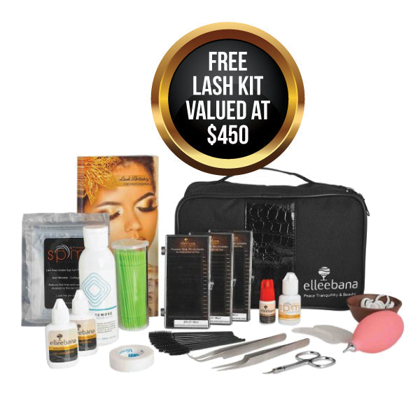 Elleebana Classic Lash Extensions Foundation Beauty Course Including Kit