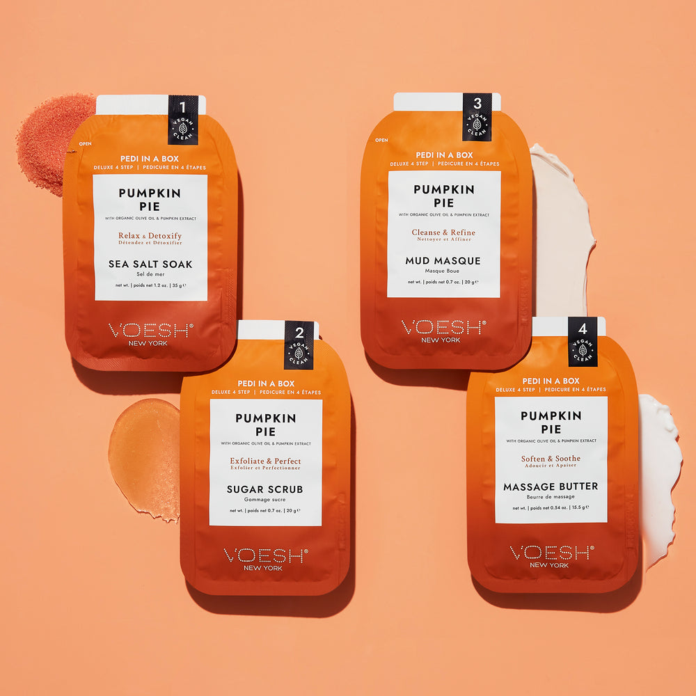 Voesh Deluxe 4 Step Pedi-in-a-Box Pumpkin Pie