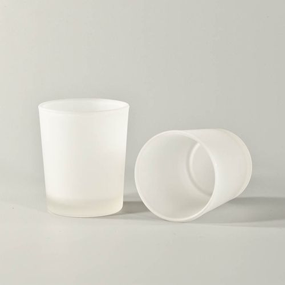 Alcyon Frosted Glass Tealight Holder - 12 Pieces