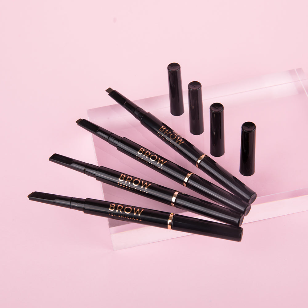 The Brow Technicians Unlock 3D Brows - 2 - in - 1 Brow Styling Gel & Chocolate Waterproof Pencil Gift Pack