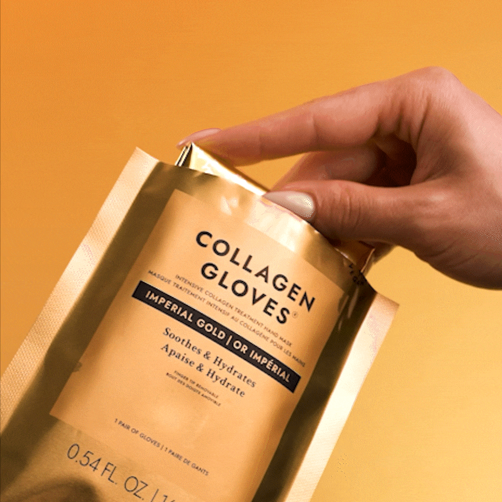 Voesh Collagen Gloves with Imperial 24K Gold