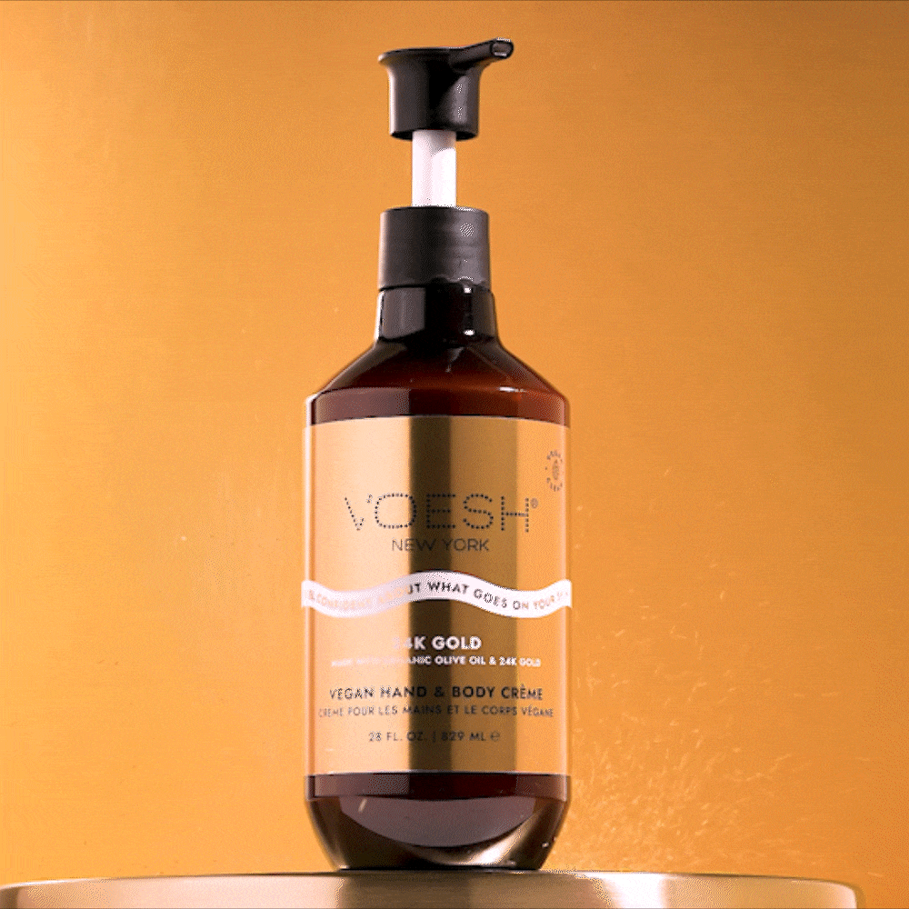 Voesh Vegan Body & Hand Creme - Imperial 24K Gold - 829ml
