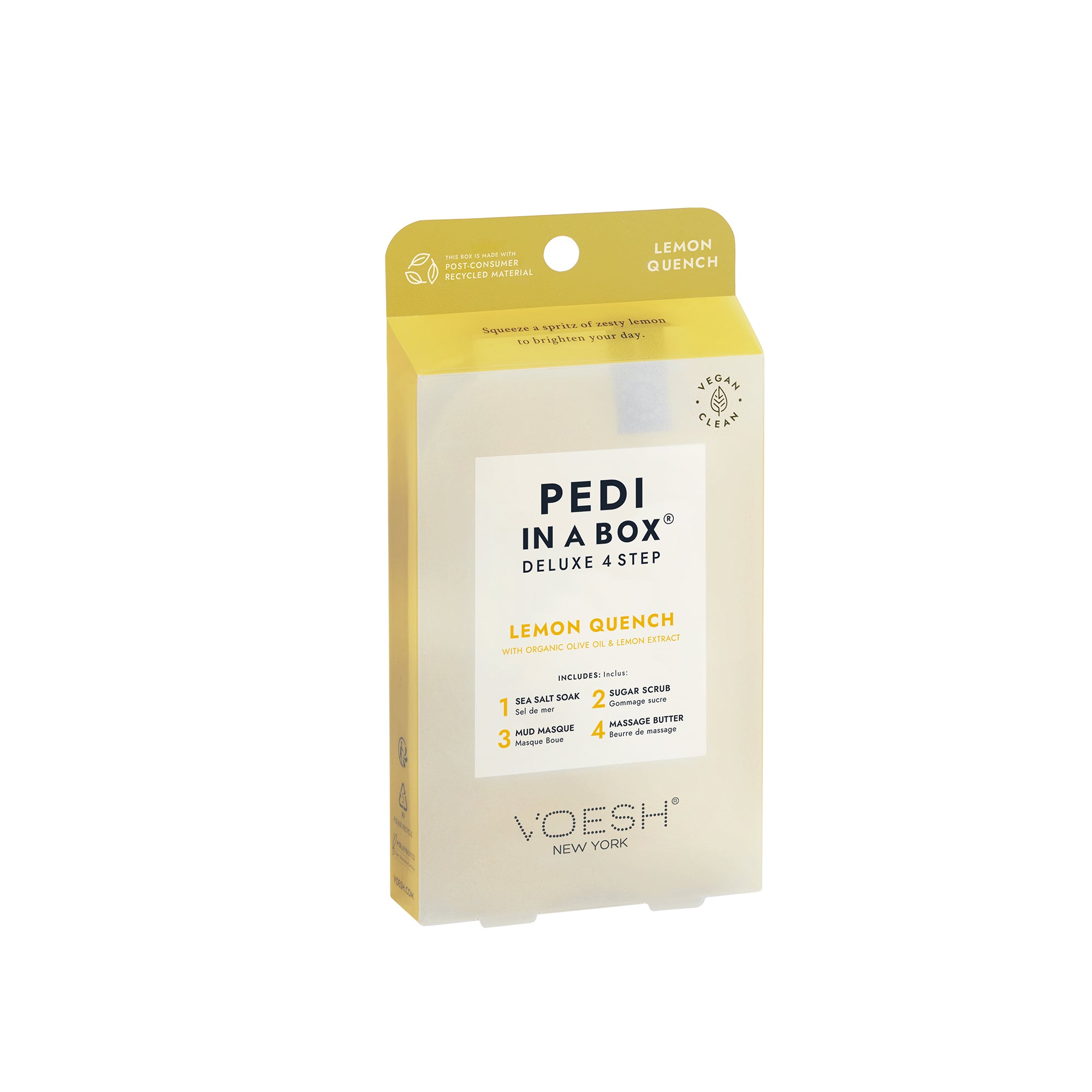 Voesh Deluxe 4 Step Pedi-in-a-Box Lemon Quench