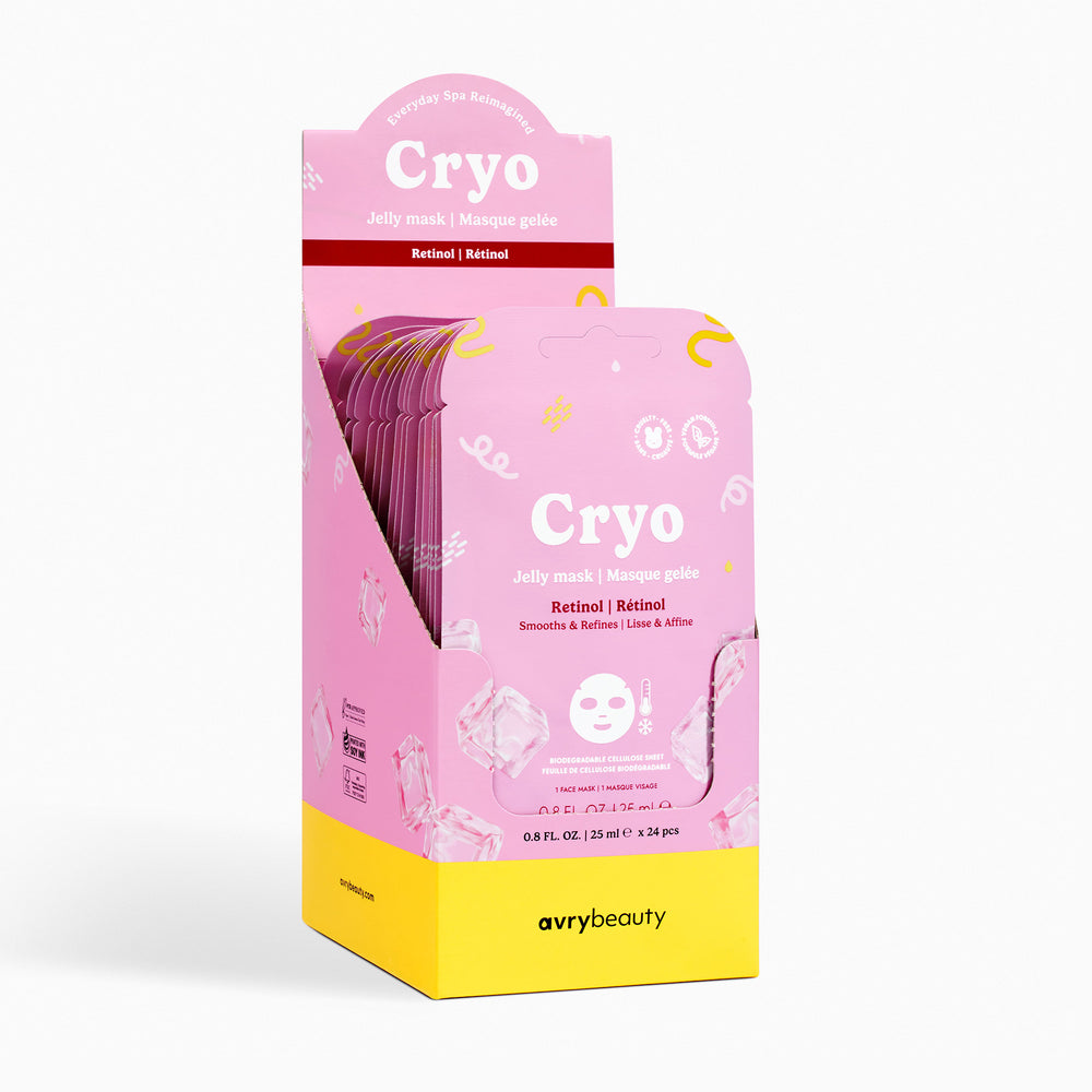 Avry Beauty Cryo Jelly Facial Mask - Retinol - 25ml