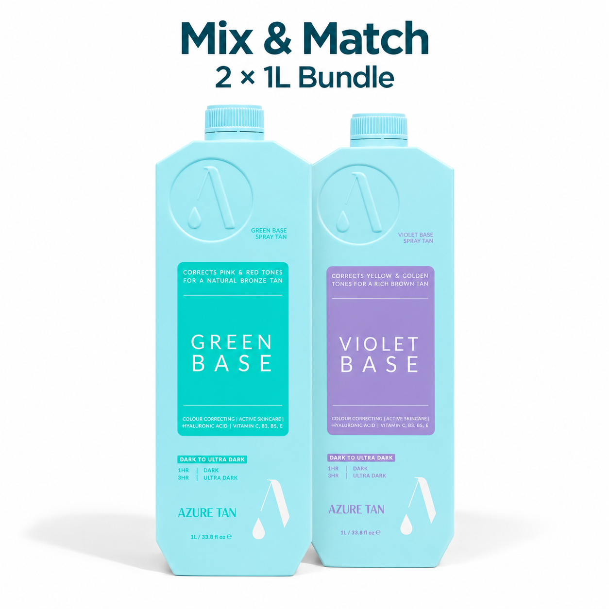 Azure Tan Pro Mist Mix & Match Bundle – 2 x 1L