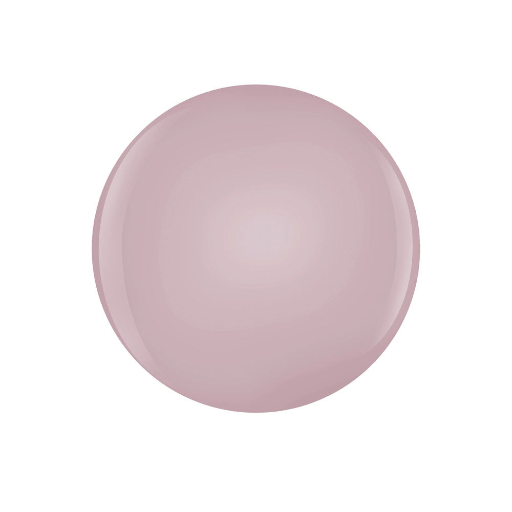 Round pink object on a white background