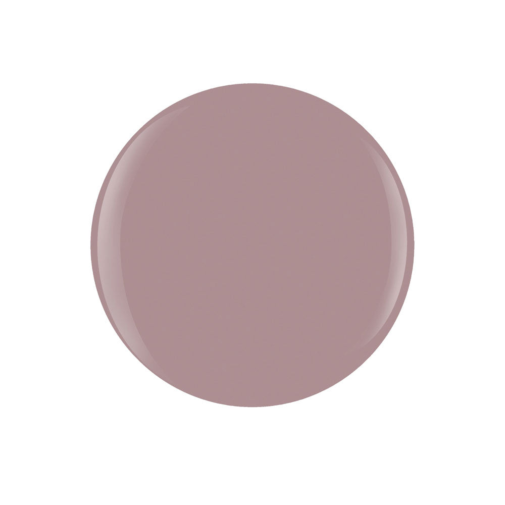 Round pinkish-purple color swatch on a white background