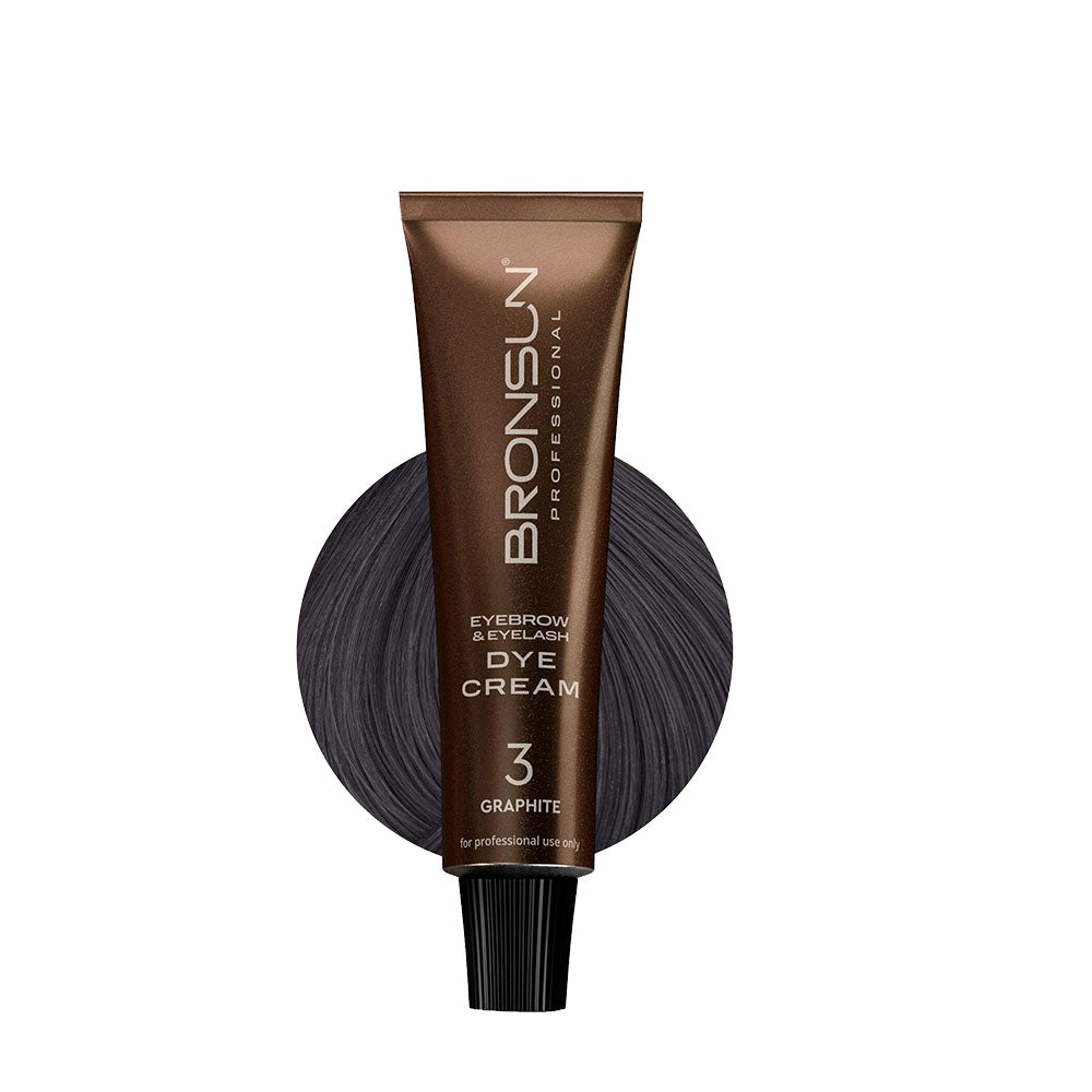 Bronsun Lash & Brow Cream Dye - Graphite #3 - 15ml