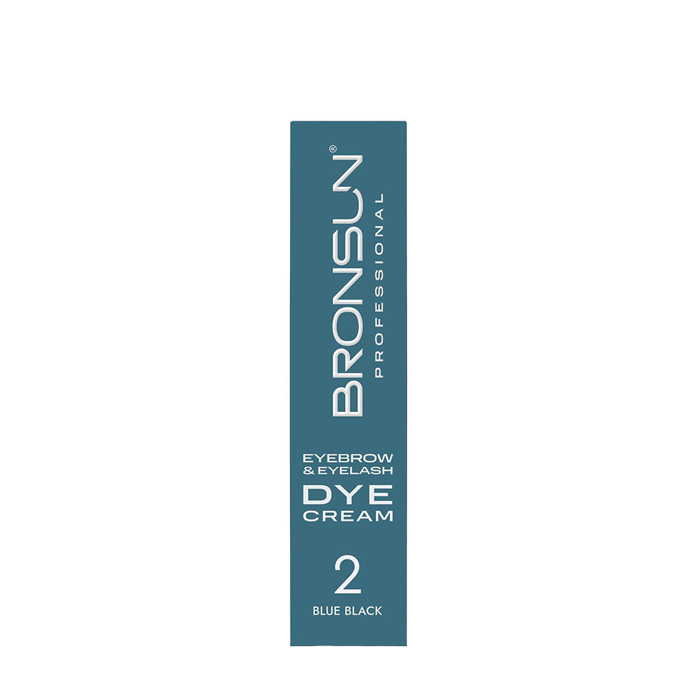 Bronsun Lash & Brow Cream Dye - Blue Black #2 - 15ml