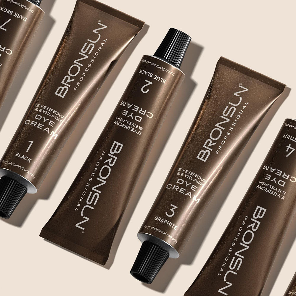 Bronsun Lash & Brow Cream Dye - Black #1 - 15ml
