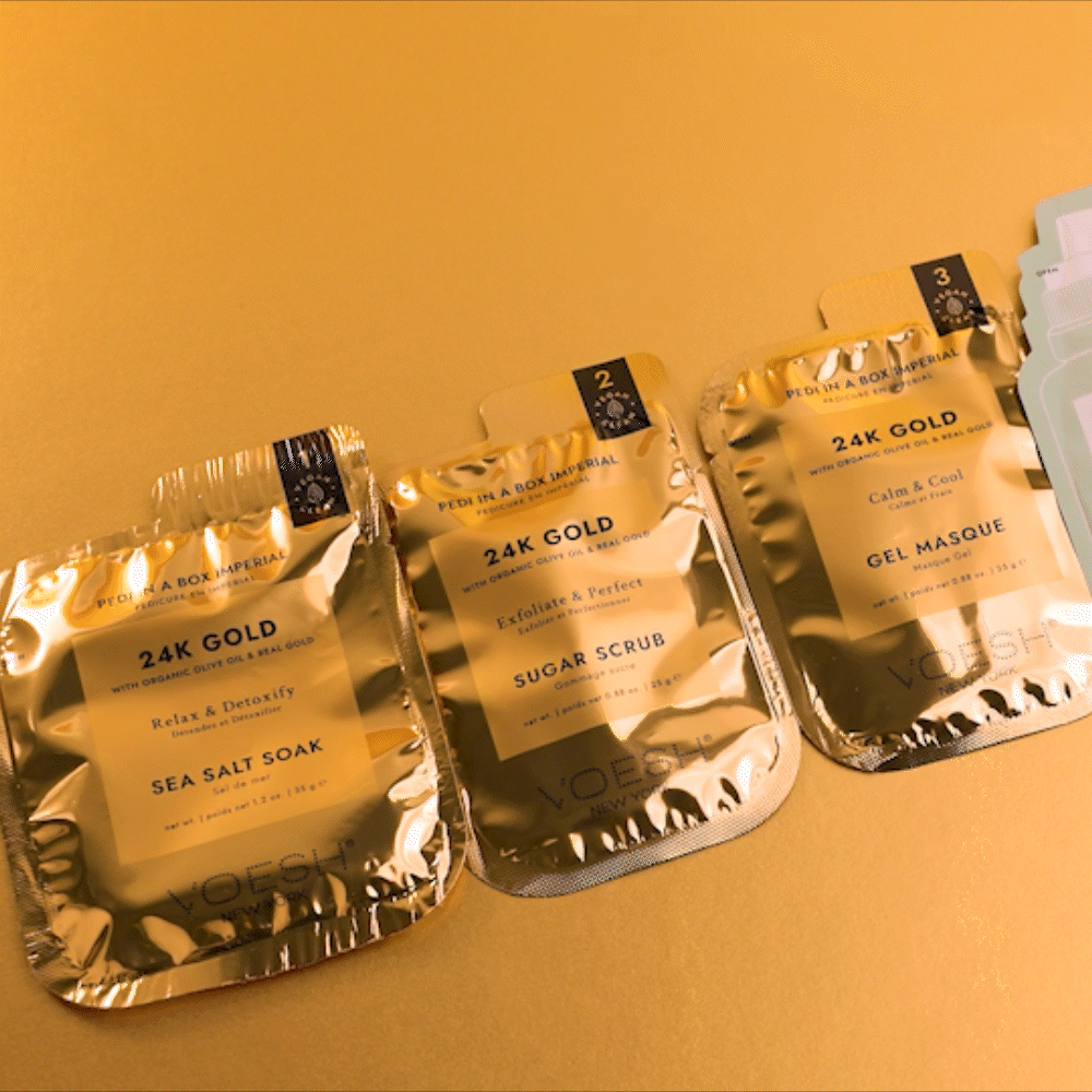 Voesh Imperial 6 Step Pedi-in-a-Box 24K Gold