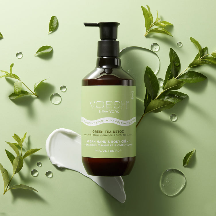 Voesh Vegan Body & Hand Creme - Green Tea - 829ml