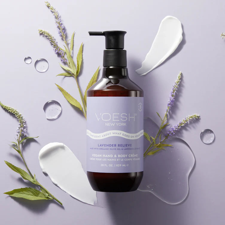 Voesh Vegan Body & Hand Creme - Lavender Relieve - 829ml