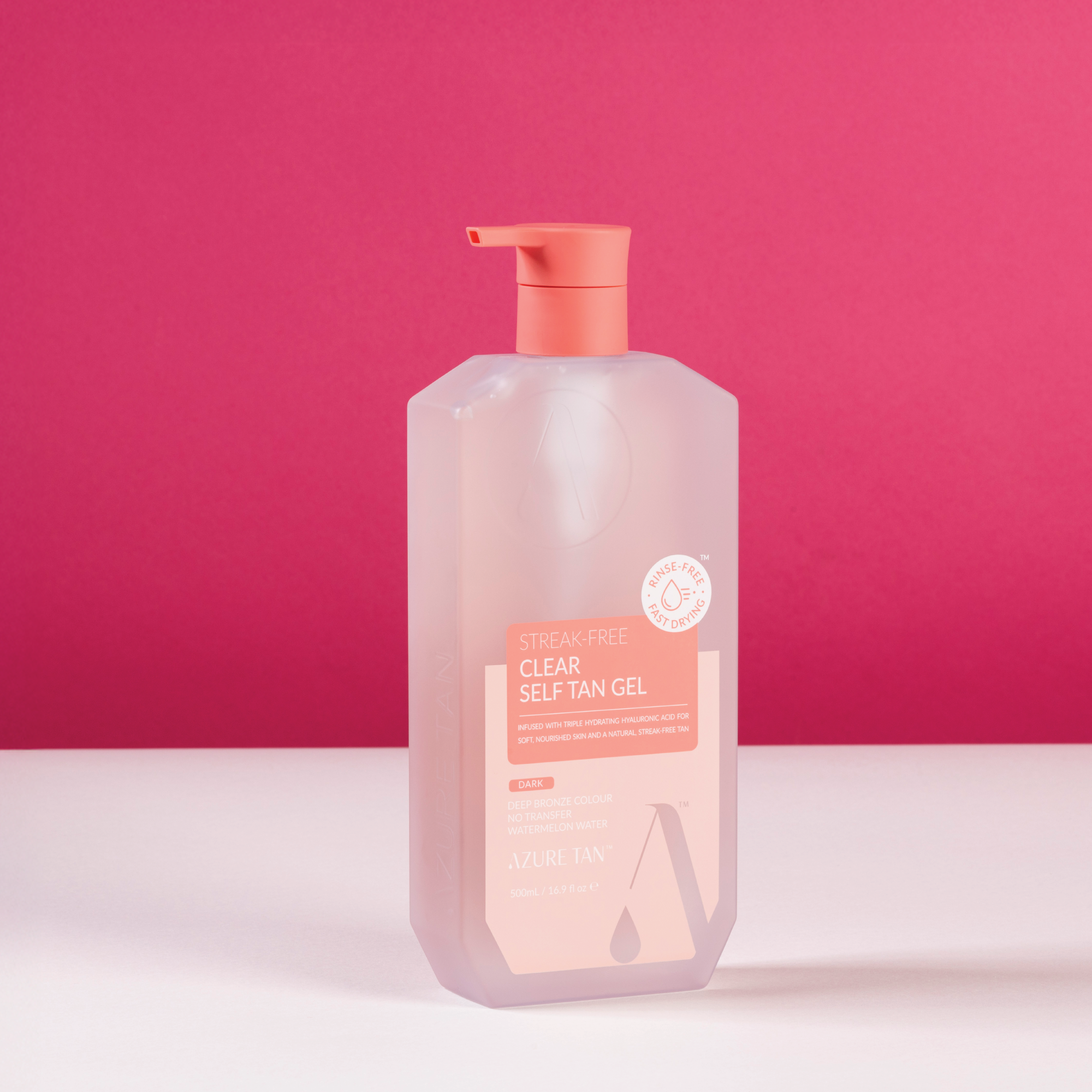 Azure Tan Streak-Free Clear Self Tan Gel - 500ml