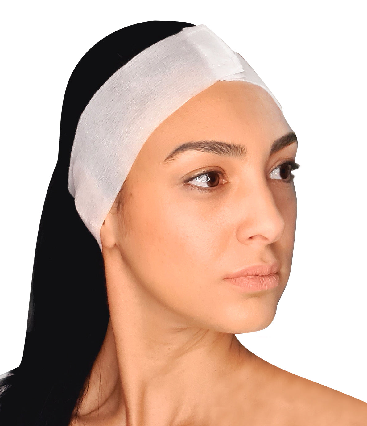 Barneys Disposable Stretch Headband with Velcro - 50 Pieces