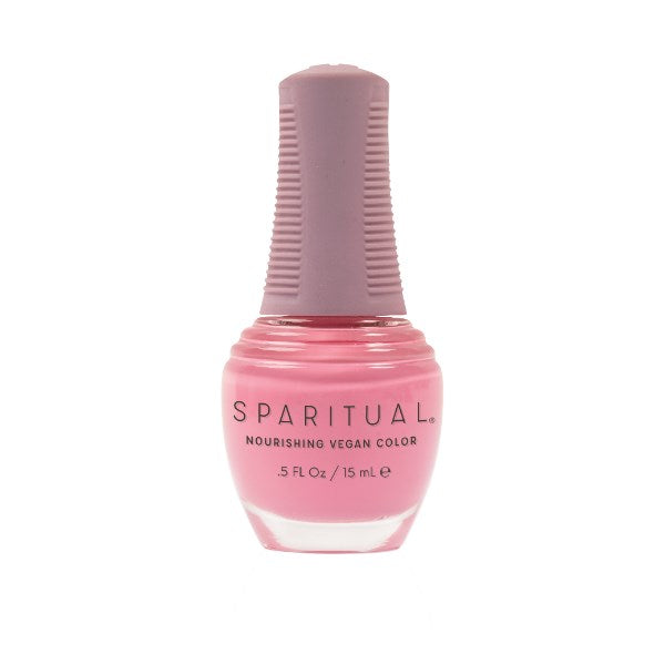 Sparitual Nourishing Lacquer Polish - True Freedom - Bright Pink Creme - 15ML