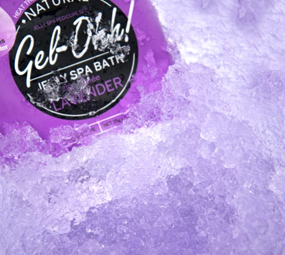 Avry Gel-Ohh! Jelly Spa 2-Step Soak & Scrub Pedi Bath - Lavender