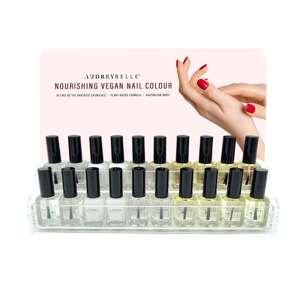 Audrey Belle™ Cuticle & Nail Care Collection - 20 Pieces - Including Free counter display