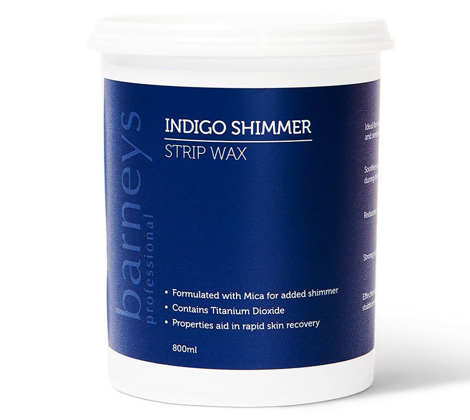 Barneys Indigo Shimmer Strip Wax -  800ml