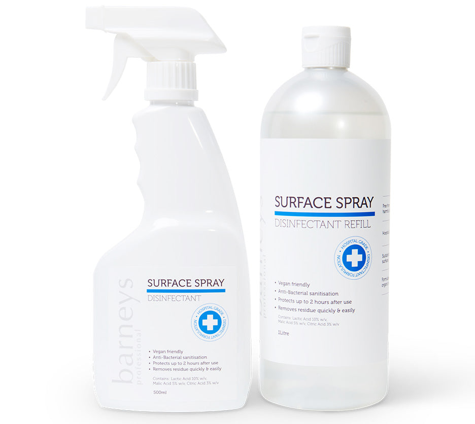 Barneys Hospital Grade Disinfectant Surface Spray - 500ml