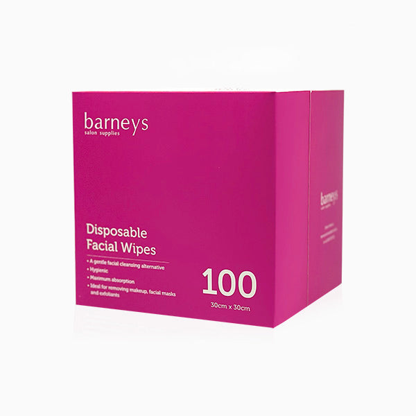Barneys Disposable Facial Wipes Box of 100