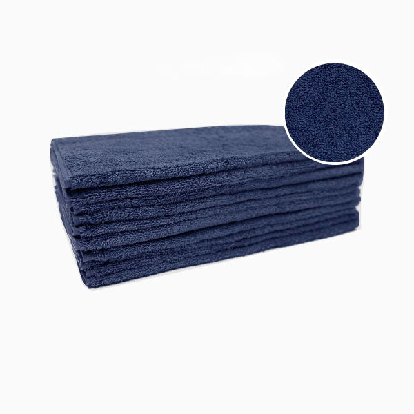 Barneys Platinum Collection Facial Towels - Commercial Quality - Navy 