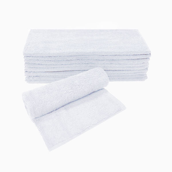 Barneys Platinum Collection Facial Towels - Commercial Quality - White