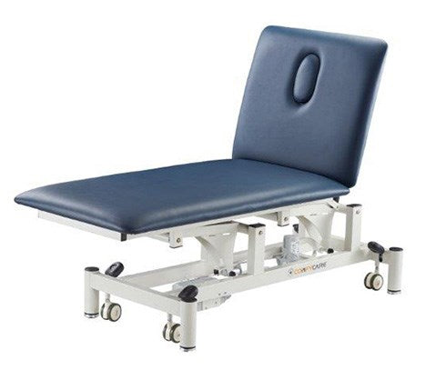 ComfyCare Adjustable Electric Treatment Table 2 section - Navy Blue (Heavy Item)