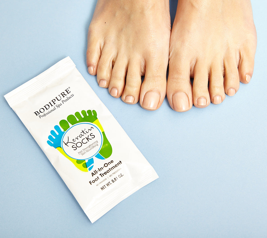 Bodipure Keratin Foot Sock Natural Moisturising Treatment - Professional