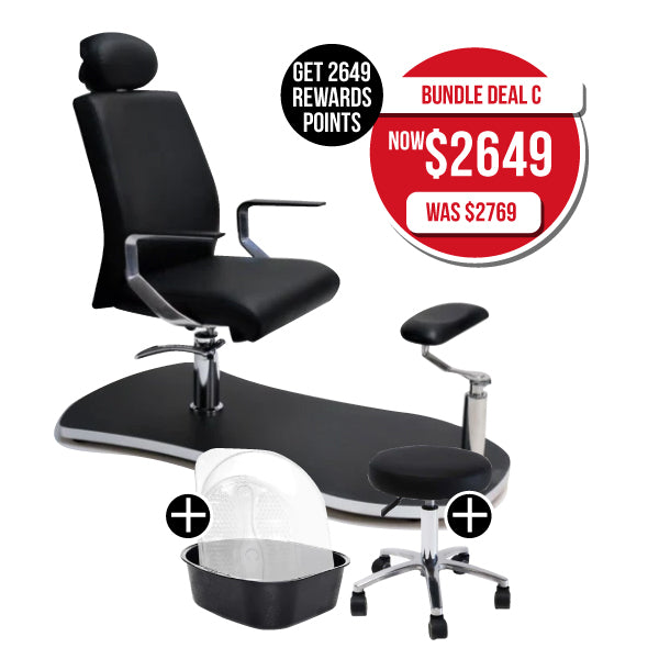 Belava PediRock NoPlumbing Pedicure Spa Chair Package Deals (Heavy I