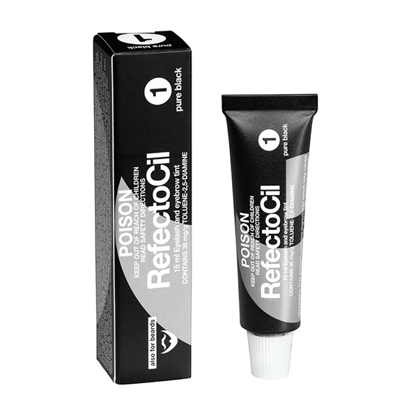 RefectoCil 1 Pure Black Tint - 15ml
