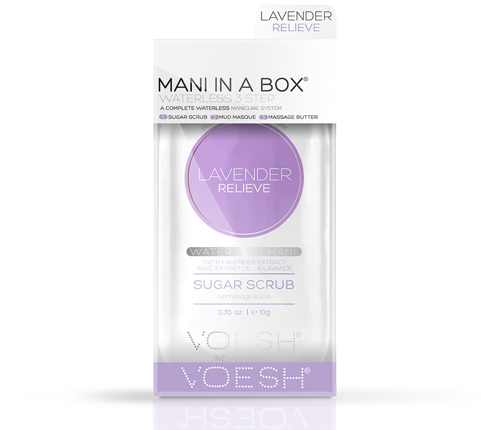 Voesh 3 Step Mani-in-a-Box Lavender Relieve