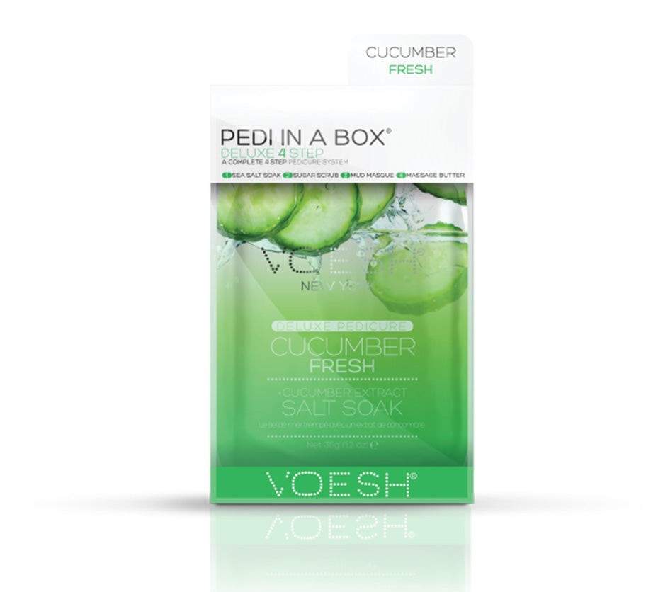 Voesh Deluxe 4 Step Pedi-in-a-Box Cucumber Fresh