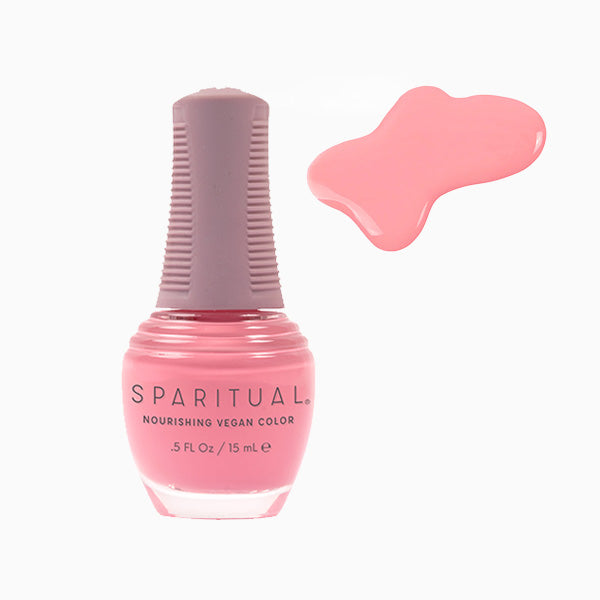 Sparitual Nourishing Lacquer Polish - Airhead - Soft Pink Sheer - 15ML