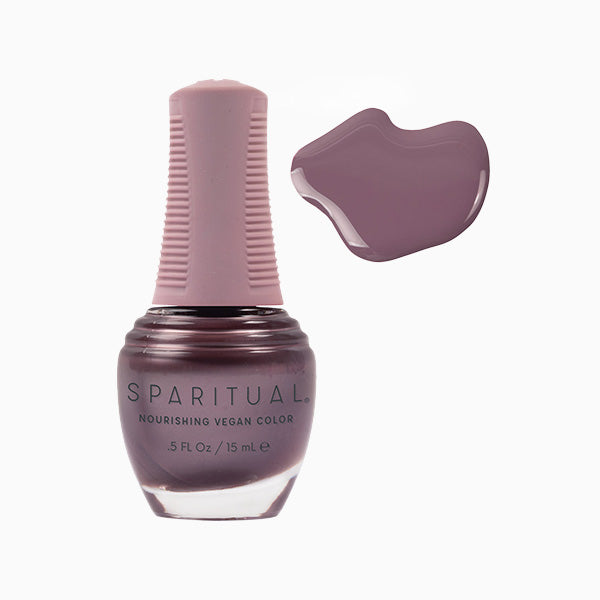 Sparitual Nourishing Lacquer Polish - Stir Your Soul - Purple Creme - 15ML